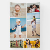 Creëer Uw eigen fotocollage 6 Spandoek (Verticaal)