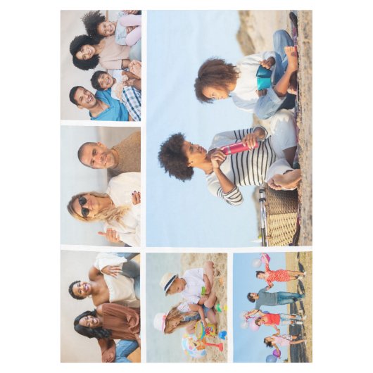 Creëer Uw eigen fotocollage 6 Tafelkleed (Voorkant)