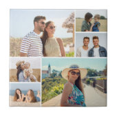 Creëer Uw eigen fotocollage 6 Tegeltje (Voorkant)