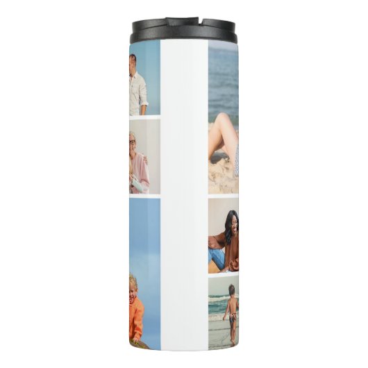 Creëer Uw eigen fotocollage 6 Thermosbeker (Achterkant)