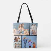 Creëer Uw eigen fotocollage 6 Tote Bag (Achterkant)