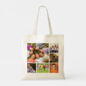 Creëer Uw eigen fotocollage 6 Tote Bag (Achterkant)