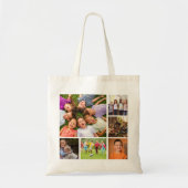 Creëer Uw eigen fotocollage 6 Tote Bag (Voorkant)