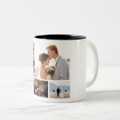 Creëer Uw eigen fotocollage 6 Tweekleurige Koffiemok (Voorkant rechts)