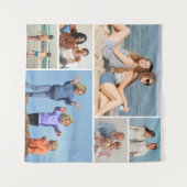 Creëer Uw eigen fotocollage 6 Wandkleed (Voorkant (horizontaal))