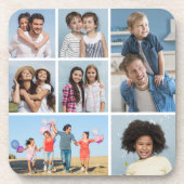 Creëer Uw eigen fotocollage 7 Bier Onderzetter (Voorkant)