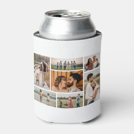 Creëer Uw eigen fotocollage 7 Blikjeskoeler (Blikje Voorkant)