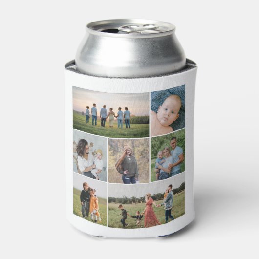 Creëer Uw eigen fotocollage 7 Blikjeskoeler (Blikje Voorkant)