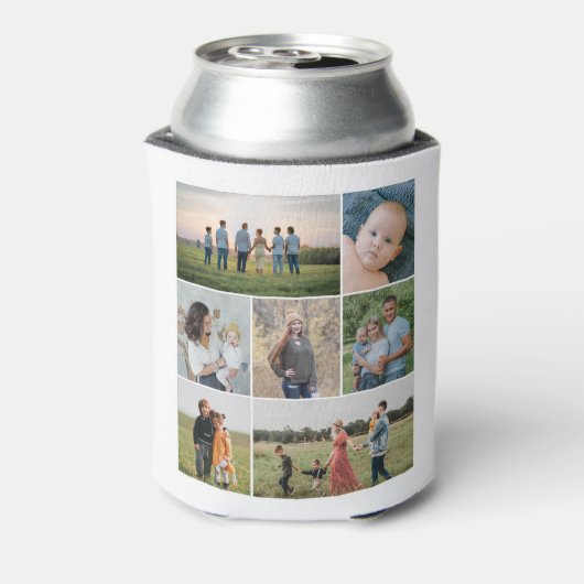 Creëer Uw eigen fotocollage 7 Blikjeskoeler (Blikje Achterkant)