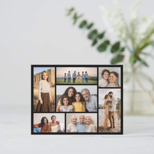 Creëer Uw eigen fotocollage 7 Briefkaart (Staand voorkant)