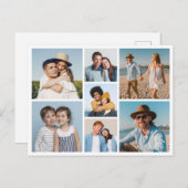 Creëer Uw eigen fotocollage 7 Briefkaart (Voorkant / Achterkant)