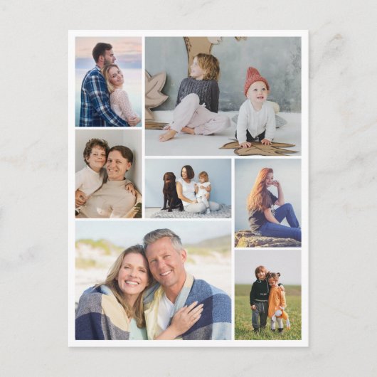 Creëer Uw eigen fotocollage 7 Briefkaart (Voorkant)