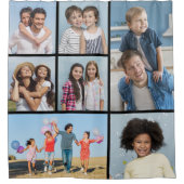 Creëer Uw eigen fotocollage 7 Douchegordijn (Voorkant)