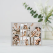 Creëer Uw eigen fotocollage 7 Feestdagenkaart (Staand voorkant)