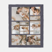 Creëer Uw eigen fotocollage 7 Fleece Deken (Voorkant)