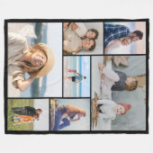 Creëer Uw eigen fotocollage 7 Fleece Deken (Voorkant (Horizontaal))
