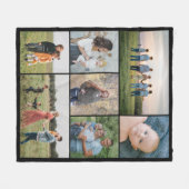Creëer Uw eigen fotocollage 7 Fleece Deken (Voorkant (Horizontaal))