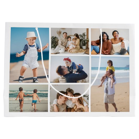 Creëer Uw eigen fotocollage 7 Groot Cadeauzakje (Achterkant)