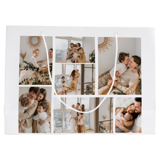 Creëer Uw eigen fotocollage 7 Groot Cadeauzakje (Achterkant)