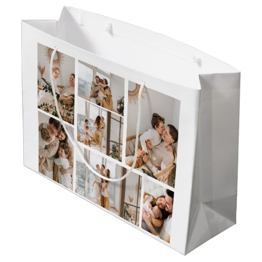 Creëer Uw eigen fotocollage 7 Groot Cadeauzakje (Achterkant Gekanteld)