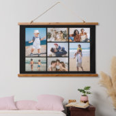 Creëer Uw eigen fotocollage 7 Hangend Wandkleed (Slaapkamer)