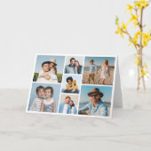 Creëer Uw eigen fotocollage 7 Kaart (Gele Bloem)
