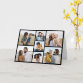 Creëer Uw eigen fotocollage 7 Kaart (Gele Bloem)