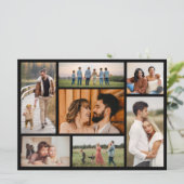 Creëer Uw eigen fotocollage 7 Kaart (Staand voorkant)
