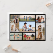 Creëer Uw eigen fotocollage 7 Kaart (Voorkant / Achterkant in situ)