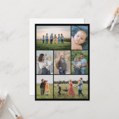 Creëer Uw eigen fotocollage 7 Kaart (Voorkant / Achterkant in situ)