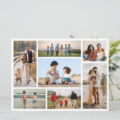 Creëer Uw eigen fotocollage 7 Kaart (Staand voorkant)