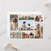 Creëer Uw eigen fotocollage 7 Kaart (Voorkant / Achterkant in situ)