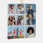 Creëer Uw eigen fotocollage 7 Keramisch Ornament (Rechts)