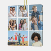 Creëer Uw eigen fotocollage 7 Keramisch Ornament (Links)