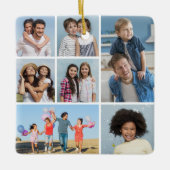 Creëer Uw eigen fotocollage 7 Keramisch Ornament (Voorkant)