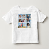 Creëer Uw eigen fotocollage 7 Kinder Shirts (Voorkant)