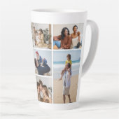 Creëer Uw eigen fotocollage 7 Latte Mok (Rechterhoek)