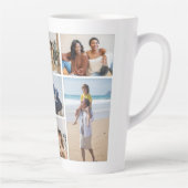 Creëer Uw eigen fotocollage 7 Latte Mok (Rechts)
