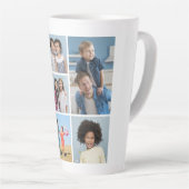 Creëer Uw eigen fotocollage 7 Latte Mok (Rechterhoek)