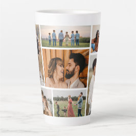 Creëer Uw eigen fotocollage 7 Latte Mok