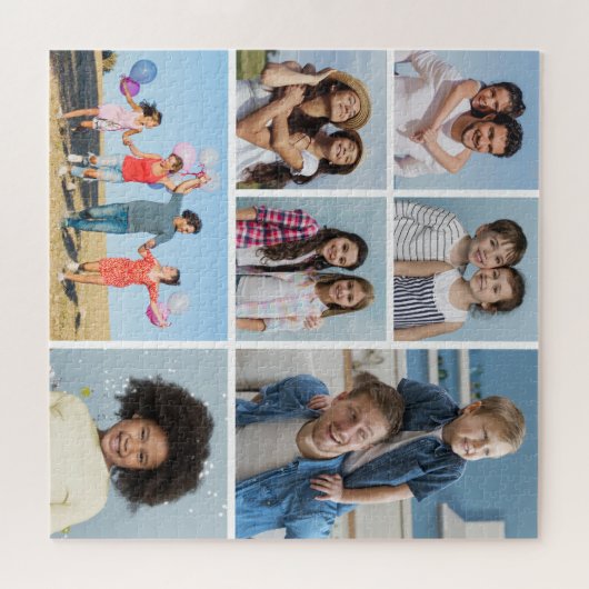 Creëer Uw eigen fotocollage 7 Legpuzzel (Horizontaal)