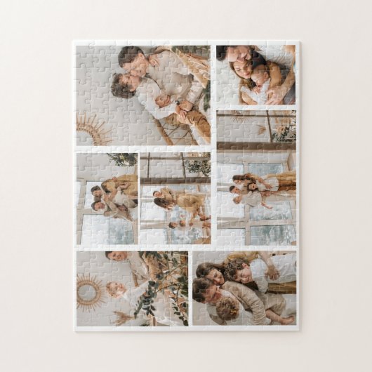 Creëer Uw eigen fotocollage 7 Legpuzzel (Verticaal)