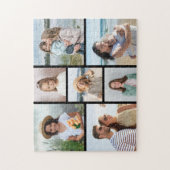 Creëer Uw eigen fotocollage 7 Legpuzzel (Verticaal)
