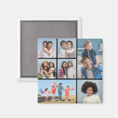 Creëer Uw eigen fotocollage 7 Magneet (Voorkant / Achterkant)