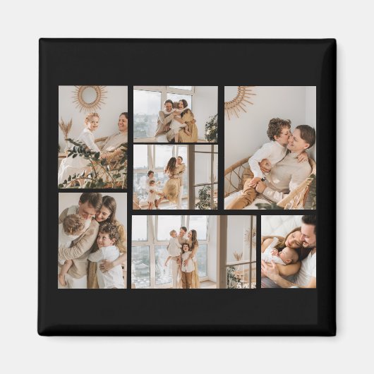 Creëer Uw eigen fotocollage 7 Magneet (Voorkant)