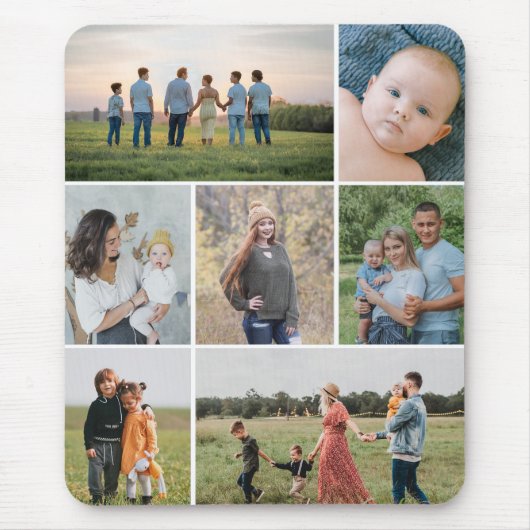 Creëer Uw eigen fotocollage 7 Muismat (Voorkant)