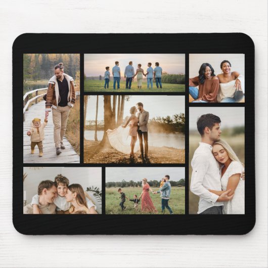 Creëer Uw eigen fotocollage 7 Muismat (Voorkant)