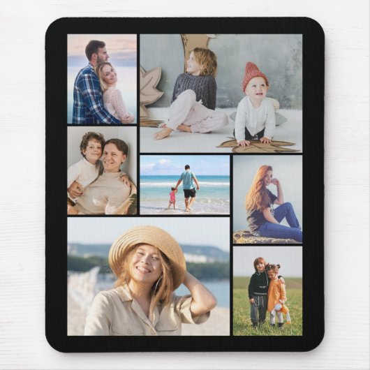 Creëer Uw eigen fotocollage 7 Muismat (Voorkant)