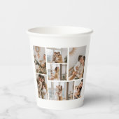 Creëer Uw eigen fotocollage 7 Papieren Bekers (Achterkant)