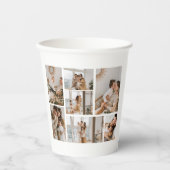 Creëer Uw eigen fotocollage 7 Papieren Bekers (Voorkant)